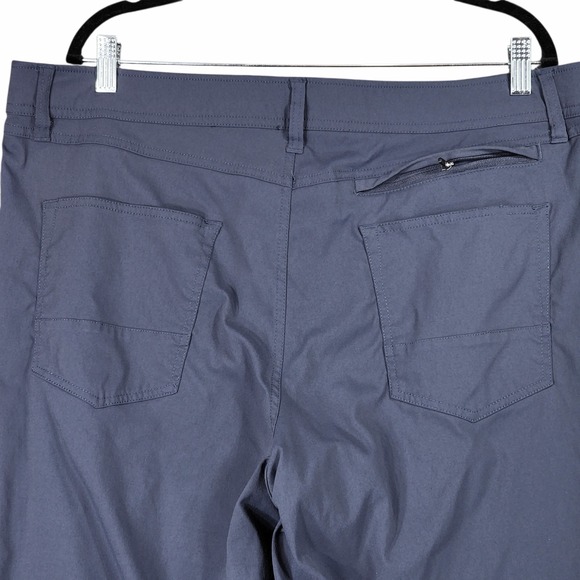 2 Pair Weatherproof Vintage Pants sz 38x32 Men Regular Fit Gray Nylon Stretch - Picture 8 of 13